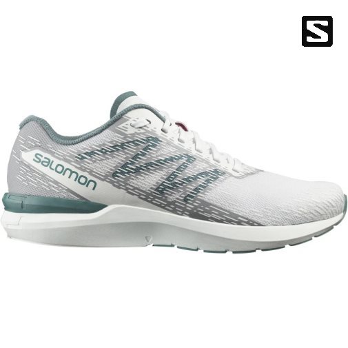 Salomon Sonic 5 Balance Men's Running Shoes White / Grey | CA 58J74